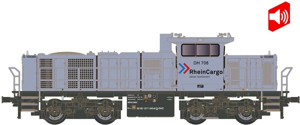 Kato HobbyTrain Lemke 90237 - Diesel locomotive class G1000 of Rheincargo (Sound)